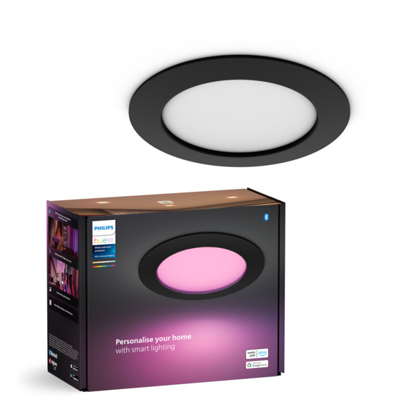Philips Hue WCA Slim Downlight L 170mm Sort