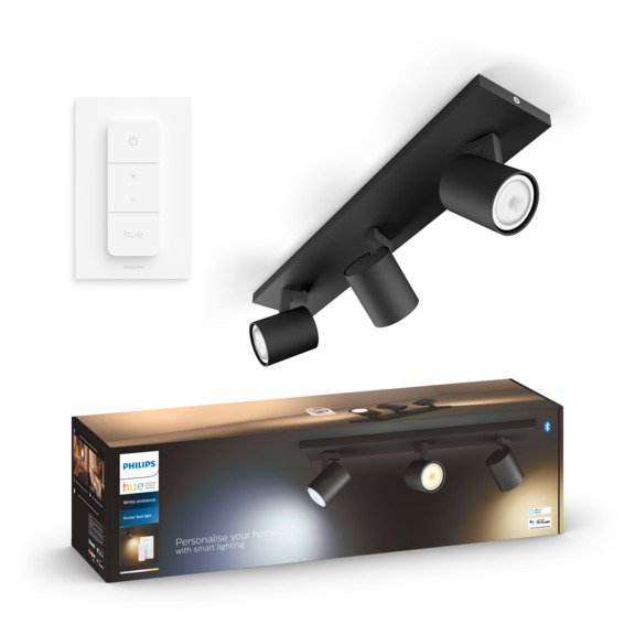 Philips Hue WA Runner Trippel Spot 3x5W Sort