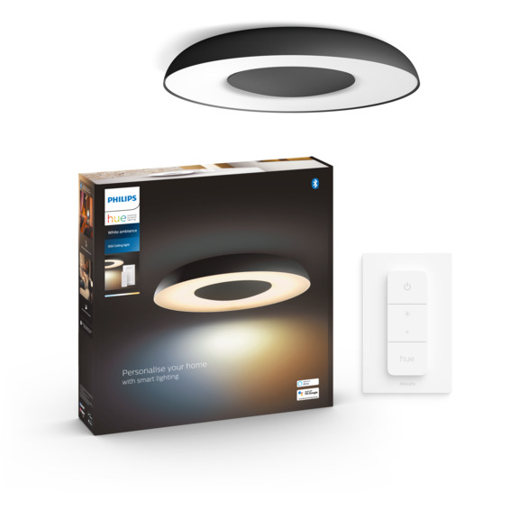 Philips Hue WA Still Taklampe Sort