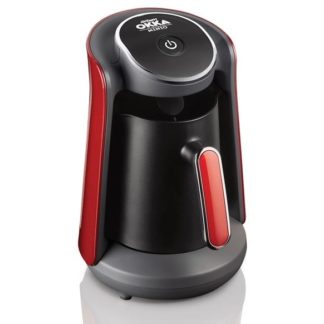 Arzum OK004, Tyrkisk kaffemaskin, Malt kaffe, 480 W, Sort, Rød