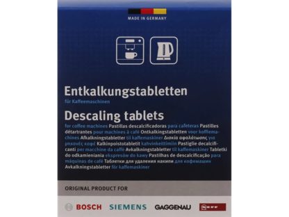 BSH Avkalkingstabletter - 12 x 18 g. - For Espressomaskiner, kaffemaskiner og vannkoker