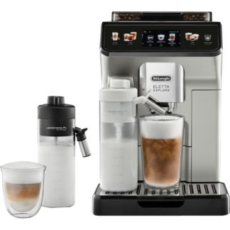 De'Longhi Eletta Explore ECAM450.55.S - Automatisk kaffemaskin med cappuccinatore - 19 bar - sølv