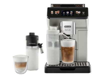 De'Longhi Eletta Explore ECAM450.55.S - Automatisk kaffemaskin med cappuccinatore - 19 bar - sølv