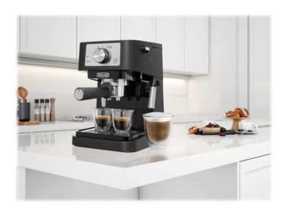 De'Longhi Stilosa EC260.BK - Kaffemaskin med cappuccinatore - 15 bar - svart/rustfritt stål