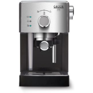 Gaggia RI8435/11, Espressomaskin, 1,25 l, Malt kaffe, 1025 W, Svart, Sølv