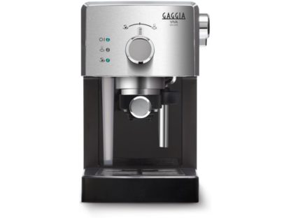 Gaggia RI8435/11, Espressomaskin, 1,25 l, Malt kaffe, 1025 W, Svart, Sølv