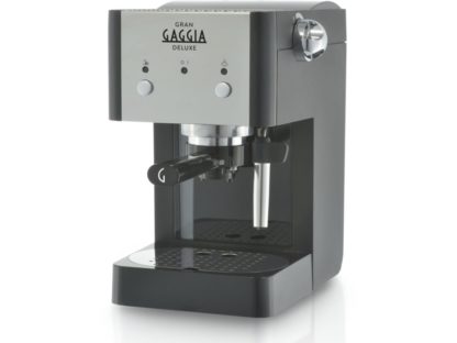 Gran Gaggia Deluxe RI8325 - Kaffemaskine med capuccinatore - 15 bar - sort/krom