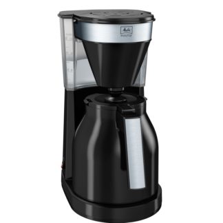 Melitta EasyTop Therm - Kaffemaskin - 12 kopper - svart / sølv