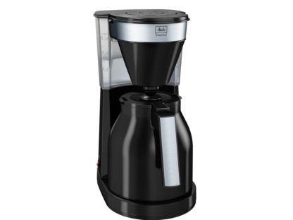 Melitta EasyTop Therm - Kaffemaskin - 12 kopper - svart / sølv