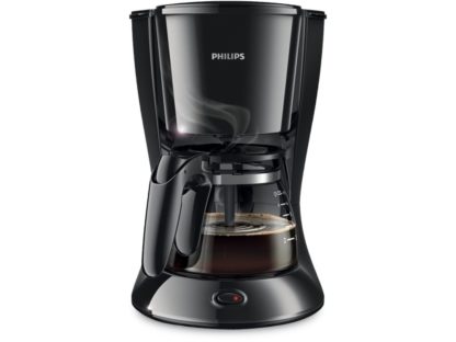 Philips Daily Collection Kaffemaskin med kompakt design og glasskanne (0,6 l)