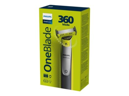 Philips OneBlade 360 QP2830 Face + Body - Barbermaskin - trådløs - limegrønn/trekullsgrå