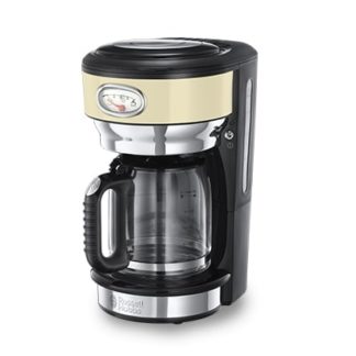 Russell Hobbs Retro 21702-56 - Kaffemaskin - 10 kopper - årgangskrem