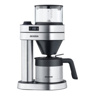 SEVERIN Caprice KA 5761 - Kaffemaskin - 8 kopper - børstet rustfritt stål / svart