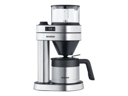 SEVERIN Caprice KA 5761 - Kaffemaskin - 8 kopper - børstet rustfritt stål / svart