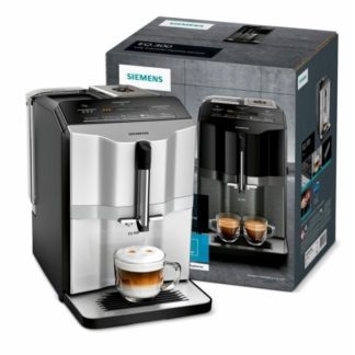 Siemens EQ.300 TI353501DE - Automatisk kaffemaskin med cappuccinatore - 15 bar - svart / sølv