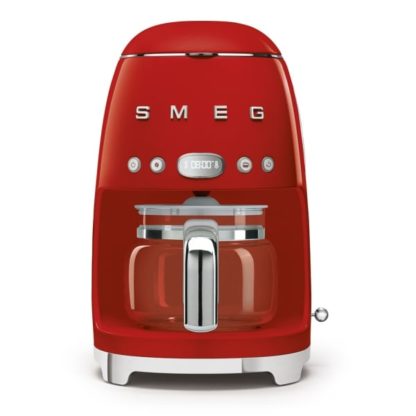 Smeg 50's Style DCF02RDEU - Kaffemaskin - 10 kopper - rød