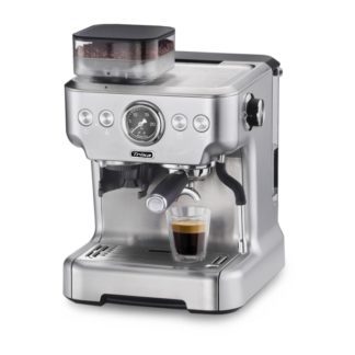 Trisa Barista Plus, Espressomaskin, 2,7 l, Kaffe bønner, Innebygd kaffekvern, 2300 W, Sort, Sølv