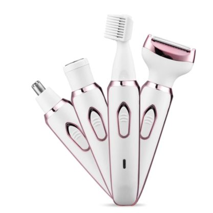 4-i-1 USB oppladbar elektrisk barbermaskin med smertefri epilator for kvinner - A