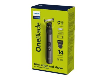 Philips OneBlade Pro QP6551 Face + Body - Barbermaskin - krom