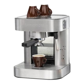 Rommelsbacher EKS 1510 - Kaffemaskin med cappuccinatore - 19 bar - rustfritt stål