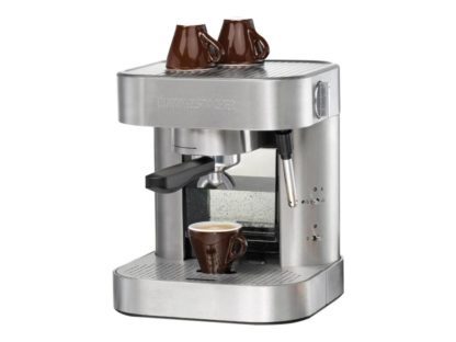 Rommelsbacher EKS 1510 - Kaffemaskin med cappuccinatore - 19 bar - rustfritt stål