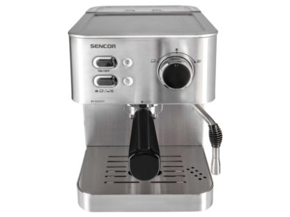 Sencor SES 4010SS, Espressomaskin, 1,5 l, Malt kaffe, 1050 W, Rustfritt stål