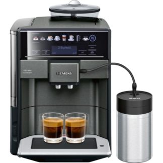 Siemens EQ.6 plus extraKlasse TE657F09DE - Automatisk kaffemaskin med cappuccinatore - 19 bar - mørk inox