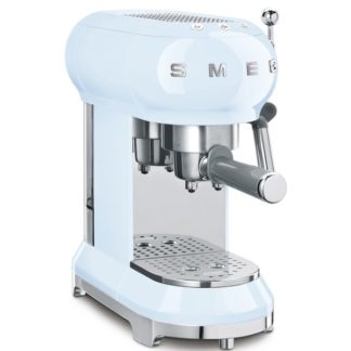 Smeg 50's Style ECF01PBEU - Kaffemaskin med cappuccinatore - 15 bar - pastellblå