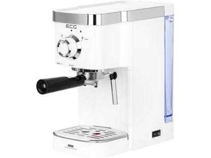 ECG ESP 20301, Espressomaskin, 1,25 l, Kaffe pute, Malt kaffe, 1450 W, Hvit