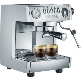 Graef Family ES 850 marchesa - Kaffemaskin med cappuccinatore - glanssølv