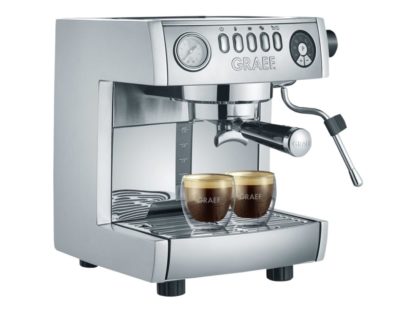 Graef Family ES 850 marchesa - Kaffemaskin med cappuccinatore - glanssølv