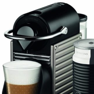 Krups Nespresso PIXIE + Aeroccino, Kapseldrevet kaffemaskin, 0,7 l, Kaffe kapsyl, 1260 W, Beige, Sølv