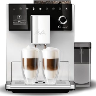 Melitta CI Touch, Espressomaskin, 1,8 l, Kaffe bønner, Innebygd kaffekvern, 1400 W, Sort, Sølv