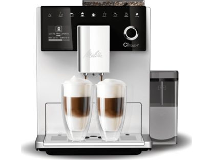 Melitta CI Touch, Espressomaskin, 1,8 l, Kaffe bønner, Innebygd kaffekvern, 1400 W, Sort, Sølv