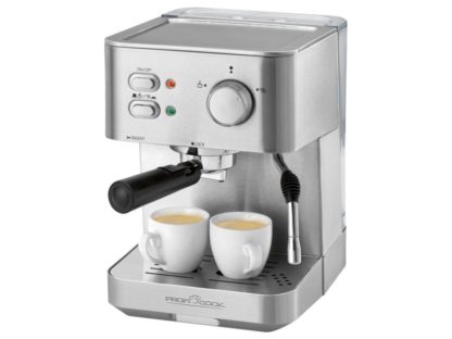 ProfiCook PC-ES 1109, Espressomaskin, 1,5 l, Malt kaffe, 1050 W, Rustfritt stål