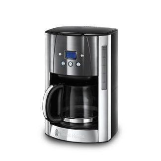 Russell Hobbs Luna 23241-56 - Kaffemaskin - 12 kopper - månelysgrå / rustfritt stål