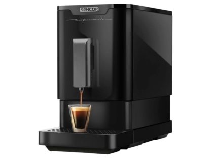 Sencor SES 7018BK, Espressomaskin, 1,1 l, Kaffe bønner, Innebygd kaffekvern, 1470 W, Sort