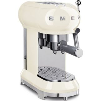 Smeg 50's Style ECF01CREU - Kaffemaskin med cappuccinatore - 15 bar - kremfarget