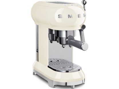 Smeg 50's Style ECF01CREU - Kaffemaskin med cappuccinatore - 15 bar - kremfarget