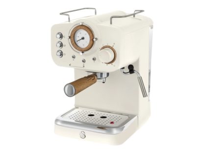 Swan Nordic SK22110WHTN - Kaffemaskin med cappuccinatore - 15 bar - hvit