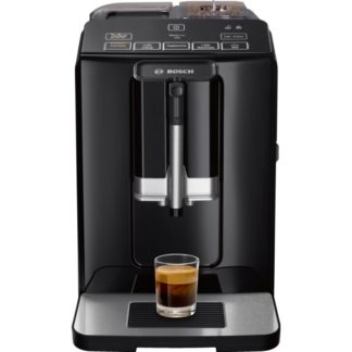 Bosch VeroCup 100 TIS30129RW - Automatisk kaffemaskin med capuccinatore - 15 bar - sort