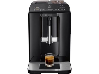 Bosch VeroCup 100 TIS30129RW - Automatisk kaffemaskin med capuccinatore - 15 bar - sort