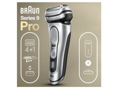 Braun Series 9 Pro 81744531 barberhøvel for menn Barberingsmaskin Trimmer Sølv