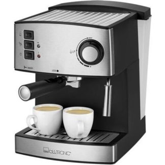 Clatronic ES 3643 - Kaffemaskin med cappuccinatore - 15 bar - rustfritt stål