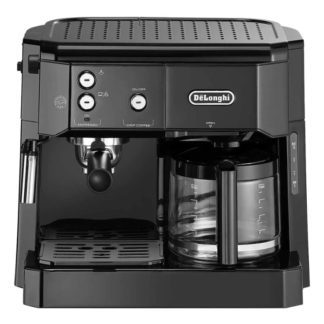 De'Longhi BCO 411.B - Kaffemaskin med dryppekaffemaskin og cappuccinatore - 15 bar - 10 kopper - sølv/svart