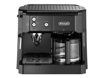 De'Longhi BCO 411.B - Kaffemaskin med dryppekaffemaskin og cappuccinatore - 15 bar - 10 kopper - sølv/svart