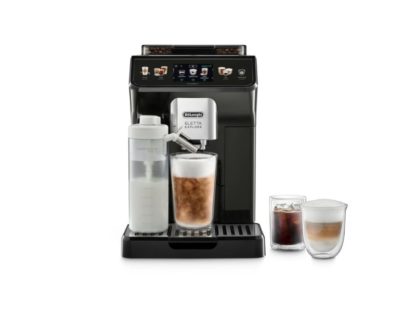 De'Longhi Eletta Explore, Espressomaskin, 1,8 l, Kaffe bønner, Malt kaffe, Innebygd kaffekvern, 1450 W, Grå