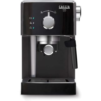 Gaggia Viva Style, Espressomaskin, 1 l, Kaffe pute, Malt kaffe, 1025 W, Sort, Sølv