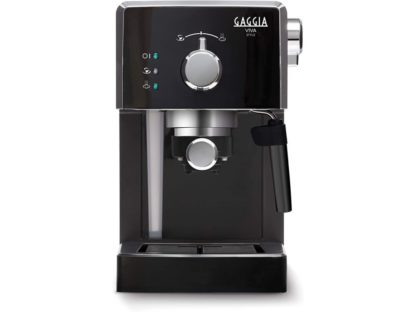 Gaggia Viva Style, Espressomaskin, 1 l, Kaffe pute, Malt kaffe, 1025 W, Sort, Sølv