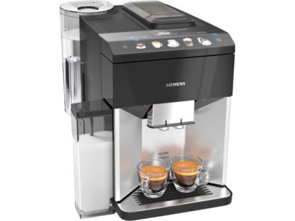 Siemens EQ.500 TQ503D01, Espressomaskin, 1,7 l, Kaffe bønner, Malt kaffe, Innebygd kaffekvern, 1500 W, Sort, Rustfritt stål